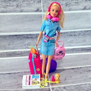Barbie Doll Travel Set